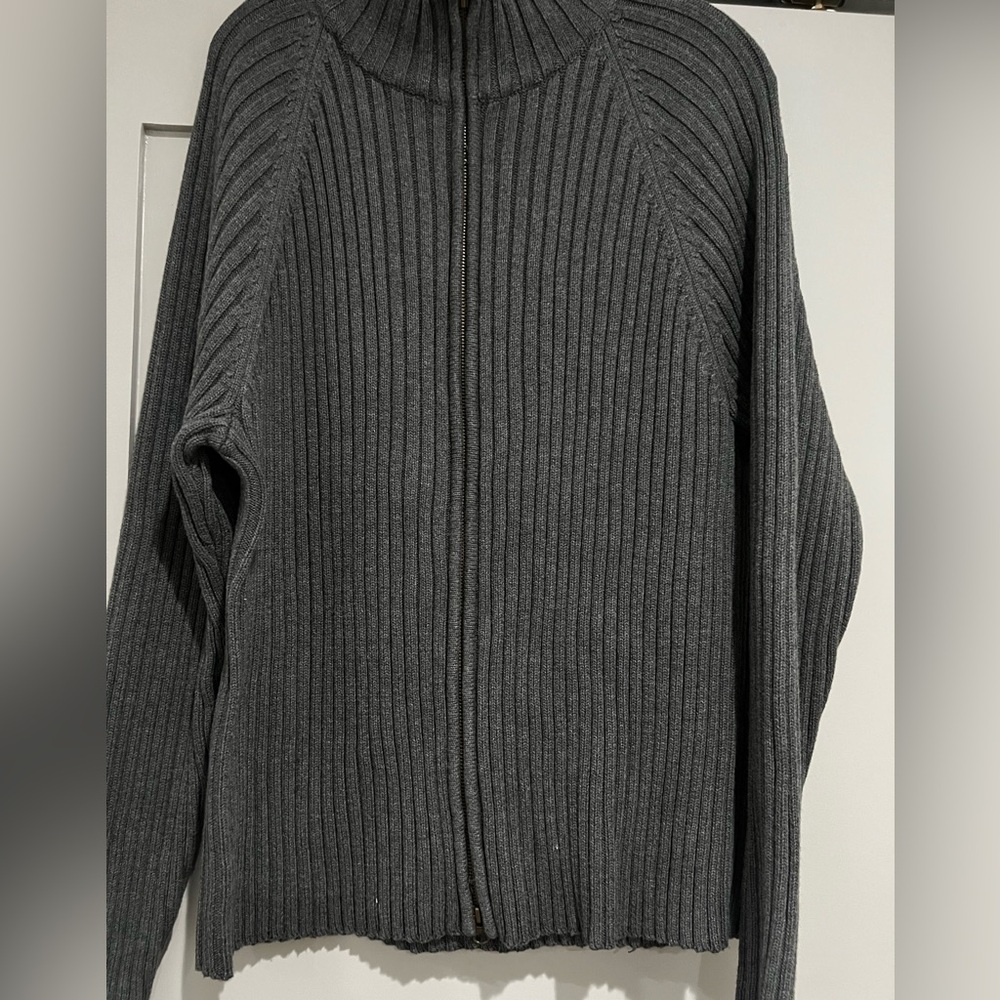 Charcoal Ribbed Sweater - Picture 2 of 7